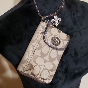 Coach wristlet